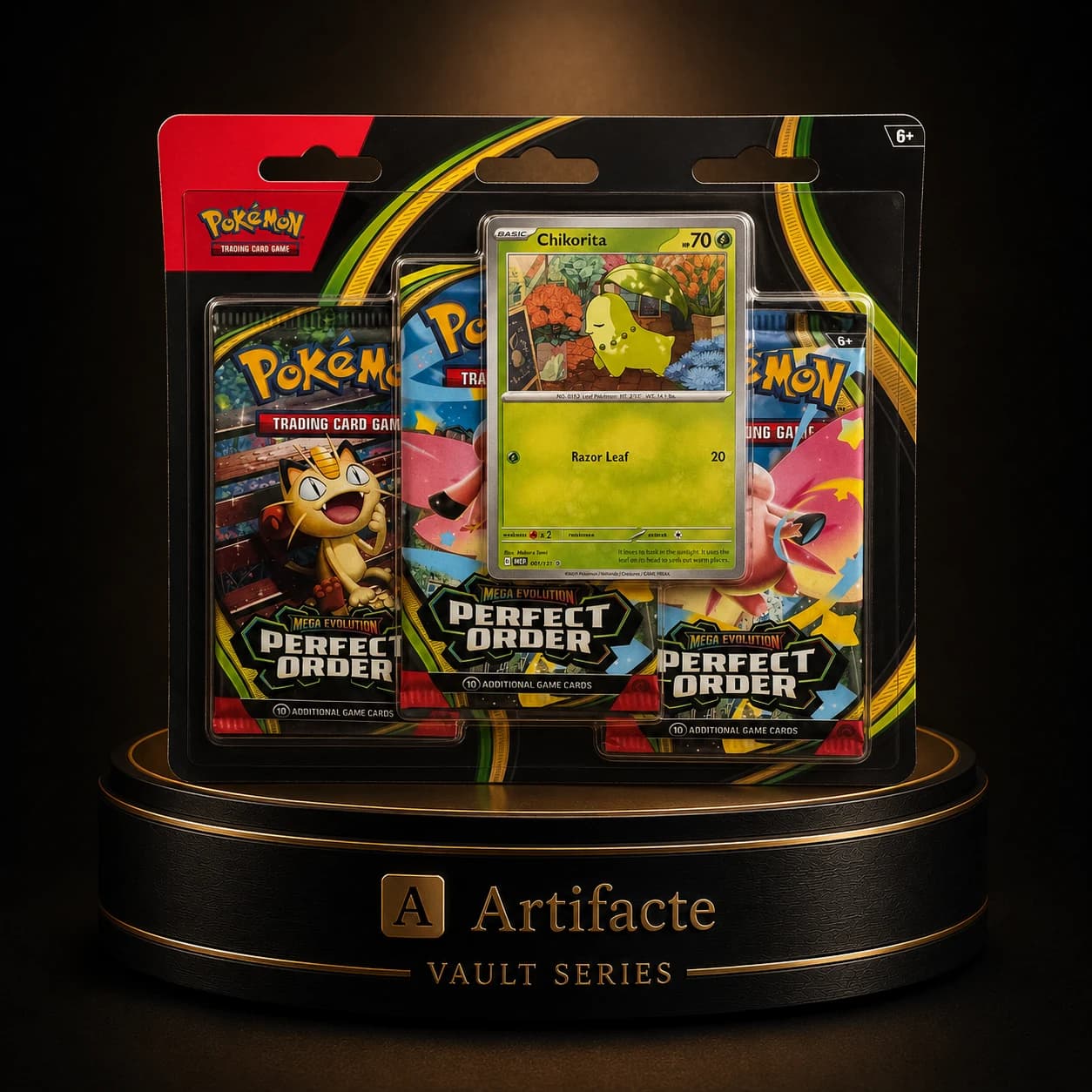 2026 Pokemon Perfect Order 3 Pack Blister ME03 EN